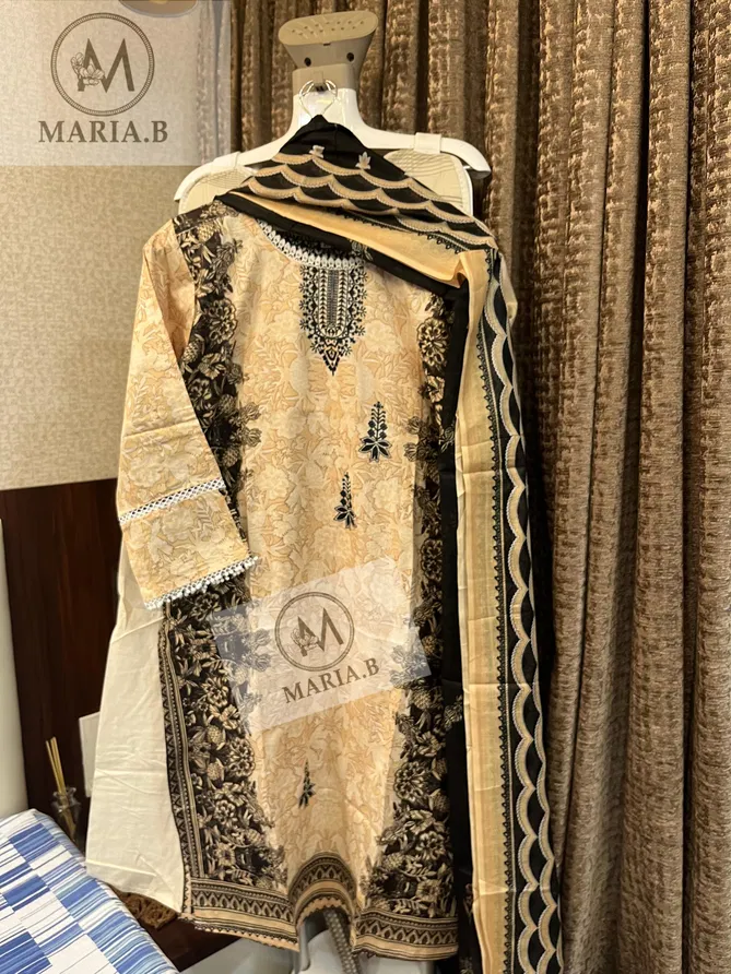 Mariab Stitch Vol 12 Cotton Embroidery Pakistani Suits Wholesale Shop In Surat